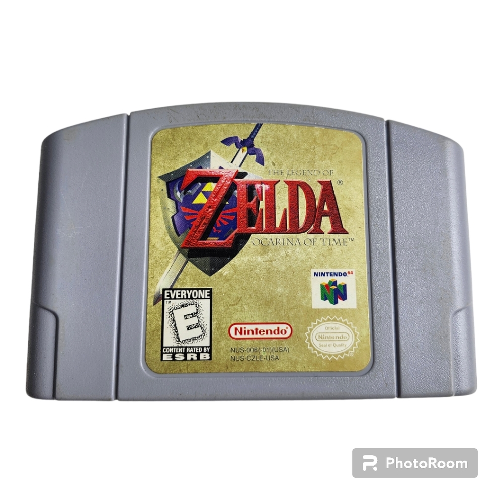 Legend of Zelda Ocarina of Time Nintendo 64 N64 Authentic Vintage